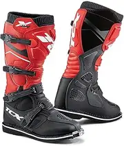 TCX X-Blast Men's Street Motorcycle Boots - Black/Red / 46