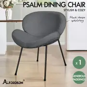 ALFORDSON Dining Chair Sherpa Grey