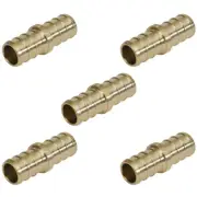 Bag of (5) 2" x 2" PEXworx Brass Pex Crimp Coupling