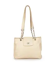 Vintage Ecru Leather CC Supermodel Tote