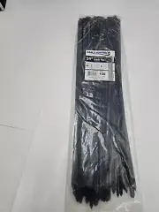 (QTY 100) Kable Kontrol 24" Nylon 6/6 Self Locking Cable Ties CT-24-BK-100PK