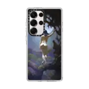 Galaxy S25 Ultra Clear Magnetic Case Moon's Rapture by Frazetta Girls