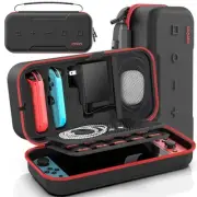 Switch OLED Carrying Case Compatible with Nintendo Switch & Switch OLED, Port...