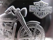 1.4-OZ.999 PURE SILVER RARE 1952 K MODEL AMERICAN CLASSIC HARLEY DAVIDSON +GOLD