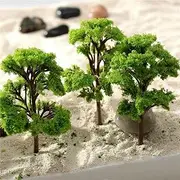 Pack of 10 Model Trees Miniature, Model Building Accessories, Train Trees, Railway, Landscape, Diorama Trees, Architecture Trees, Pieces Model Trees for DIY Landscape, Mini Landscape Design