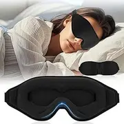 Airelax 3D Eye Mask for Men & Women Light Blocking Sleep Mask Soft & Light Breathable Eye Mask for Sleeping Blindfold with Adjustable Strap Night sleep masks for Travel/Sleeping/Shift Work/Meditation