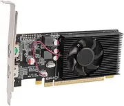 Slim 2G DDR3 Single Fan 64Bit 650MHz 533MHz PCI Express 2.0 X 16 30W Computer Graphics Card, with Kepler Architecture, for ITX Case, for PCI Express Based PCs