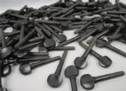 100pcs Black Ebony Violin Pegs Without Paris eye, 4/4 Violin String Tuning Peg
