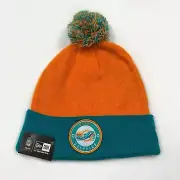 Miami Dolphins Big Logo New Era Nfl Winter Hat Cap