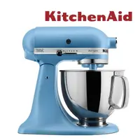 在飛比找momo購物網優惠-【KitchenAid】4.8公升/5Q桌上型攪拌機(絲絨藍