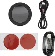 Yuvarlak Bilgisayar PC Pala C Pala C Su Su Şemsiye AIDA64 İkincil İşlem Veri Monitörü (Black)