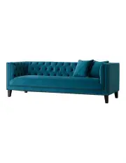 [Koala Living] Vogue Velvet Sofa 3-Seater in Peacock Blue