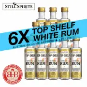 6x Still Spirits Top Shelf White Rum Essence home brew spirit making bacardi