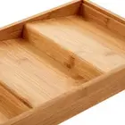 Spice Rack Organizer 3-Tier Wooden Seasoning Drawer Tray 12 Jars Holder Shelf