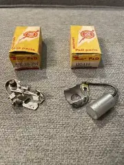 P&D/Bendix NOS points XRE-38-35V & condenser UC-111 -fits many 60’s era GM carsB