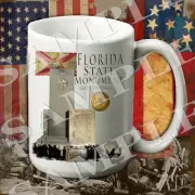 Florida State Monument Gettysburg 15-ounce American Civil War themed coffee mug