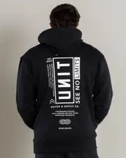 [Unit] Unit Men's Vision Hoodie in Black Size Large L Black
