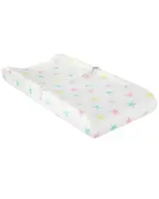 Lush Decor Rainbow Allover Stars Soft & Plush Changing Pad Cover