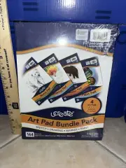 4pk - 9"x12" - 144 sheet sketch Art Pad Bundle - UCreate