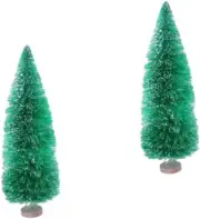 Ciieeo 2Pcs Mini Pine Tree Mini Christmas Tree Mini Ttree Decorations Mini Tr...