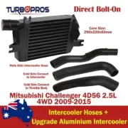 Upgrade Aluminium 60mm Intercooler For Mitsubishi Challenger 4D56 2.5L 4WD (for: Mitsubishi)