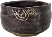 Kuzushino Tea Bowl (Kami Kiln) (Wood) 4.9 x 4.9 x 3.1 inches (12.5 x 12.5 x 7.8 cm) | Setomonohonpo