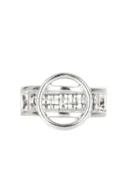 Paparazzi City Center Chic Silver Ring - New