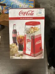 Hot Air Popcorn Maker Nostalgia Coca-Cola Series Countertop Machine