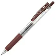 Zebra Gel Ballpoint Pen Sarasa Clip 0.5 Brown 10 B-JJ15-E