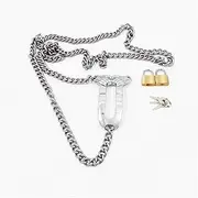 WEETVRI BDSM Chastity Belt Woman with Urethral Opening Adjustable Stainless Steel Chastity Belt Ladies Sexy Set Sexy Panties Bondage Device Chastity Device Bondage Set Toys For Women