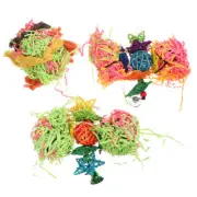 3pcs Bird Conure Treats Bird Chewing Toy Budgie Treats Cage Bird