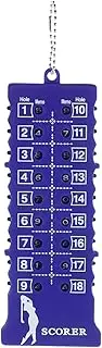 SUPVOX Portable Golf Score Counter 18-Hole Scoreboard Easy-to-use Bar Shape Scorer Accurate Scoring Tool for Improved Game Performance