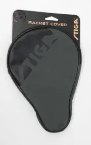 Stiga Table Tennis Racket Cover • Bat Paddle Case Black 8x12" Ping Pong NEW