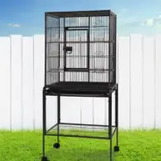 Bird Cage Pet Parrot Budgie Aviary Large Centre Access Doors With Secure Locks