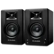 M-Audio BX3 D3 Powered Studio Monitors Computer 3" Driver Speakers Black Pair