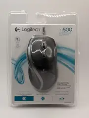 Logitech - M500 Corded Mouse, New/Sealed