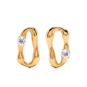 [Forte Forte] Forte Forte Crystal-embellishment Earrings ONE SIZE GOLD