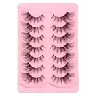 Spiky Wispy Clear Band Fox Eye False Eyelashes Cat Eye Lashes Manga Lashes