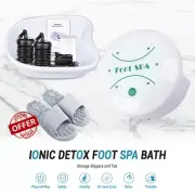 Ionic Foot Spa Bath Detox Machine Ion Heavy Metal Detox Cleanse System Home Use
