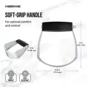Farberware Soft Grips Pastry Blender Stainless Steel Blades Cooking Kitchen USA