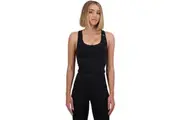 Canterbury Womens Convex Crop Top (Jet Black)