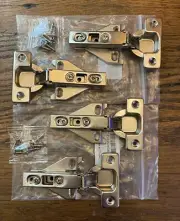 2 Pairs (4-Pc.) Soft Close Kitchen Cabinet Door Hinges fit for Face Frame Degree