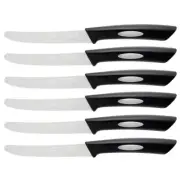 Scanpan Classic Black 12cm Steak Knives Set of 6