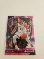 Devon Dotson 2020 Prizm Draft Picks Pink Cracked Ice RC Rookie Card #72