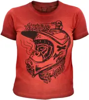 Acerbis SP Club Monkey, t-shirt kids , color: Red/Black , size: XXL