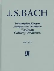Bach Italian Concerto Four Duets Piano Sheet Music Henle Urtext Hardcover Book
