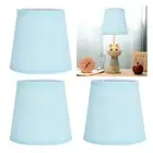 US 3pcs Cloth Lamp Shades Modern Interventional Barrel Chandelier Shades For US