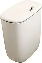 Generic Hanging Trash Can Compost Bin for Kitchen Cabinet Door Waste Bin Compost Bucket for Household Cupboard RV Bathroom Toilet, White Large