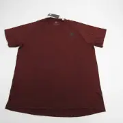 adidas Climalite Short Sleeve Shirt Men's Dark Red New with Tags