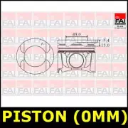 Piston Fits RENAULT LAGUNA LATITUDE MEGANE Opt2/2 No Oversize II III 00002KP